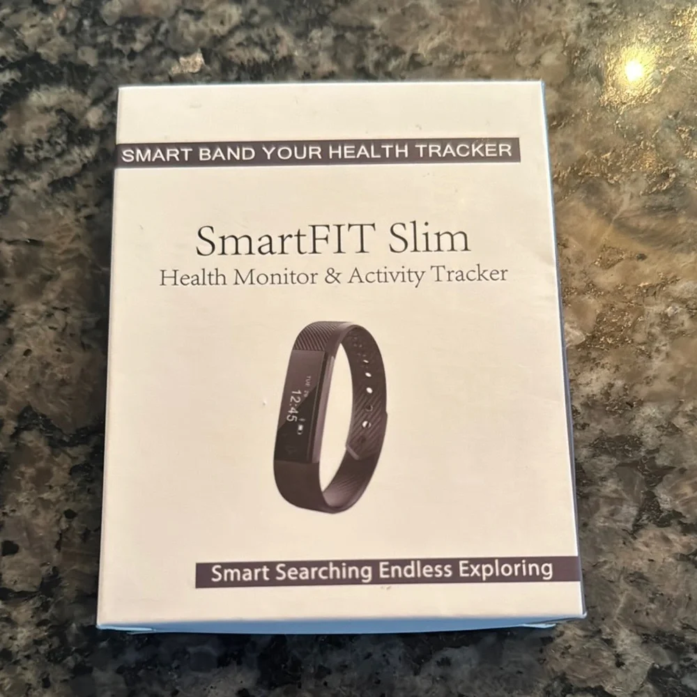 SmartFIT Slim Black Health Monitor & Activity Tracker NWT